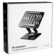 Wozinsky Laptop stand Wozinsky WRS-CPY84SB 360 aluminum + Free! smartphone stand - black