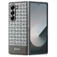 Dkny Repeat Pattern Bottom Stripe Case for Samsung Galaxy Z Fold 6 - Brown