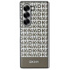 Dkny Repeat Pattern Bottom Stripe Case for Samsung Galaxy Z Fold 6 - Brown