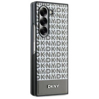 Dkny Repeat Pattern Bottom Stripe Case for Samsung Galaxy Z Fold 6 - Brown
