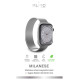Puro Milanese Stainless Steel Apple Watch Band 38/40/41mm - Silver