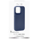 Puro Icon Mag Pro MagSafe Silicone Case for iPhone 15 Pro - Dark Blue