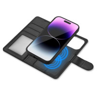 Tech-Protect Wallet MagSafe case with wallet for iPhone 16 - black