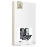 Tech-Protect MagRing MagSafe Case with Stand for iPhone 15 - Black