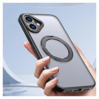 Tech-Protect MagRing MagSafe Case with Stand for iPhone 15 - Black