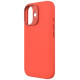 Decoded AntiMicrobial Silicone Stacks Backcover with MagSafe for iPhone 16 - Orange