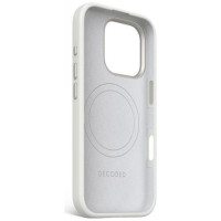 Decoded AntiMicrobial Silicone Backcover with MagSafe for iPhone 16 Pro - Gray