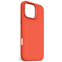 Decoded AntiMicrobial Silicone Stacks Backcover with MagSafe for iPhone 16 Pro Max - Orange