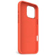 Decoded AntiMicrobial Silicone Stacks Backcover with MagSafe for iPhone 16 Pro Max - Orange