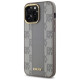Dkny Leather Checkered Mono Pattern MagSafe iPhone 14 Pro Max Case - Beige