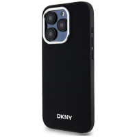 Dkny Plain Logo MagSafe iPhone 15 Pro Case - Black