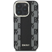 Dkny Checkered Pattern Magsafe iPhone 16 Pro Case - Black