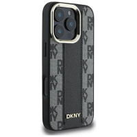Dkny Checkered Pattern Magsafe iPhone 16 Pro Case - Black