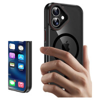 Tech-Protect MagHybrid MagSafe iPhone 16 Case - Black