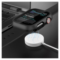 Tech-Protect Defense360 Tempered Glass Case for Apple Watch 10 (46mm) - Clear