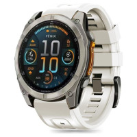 Tech-Protect Silicone Strap for Garmin Fenix 5S / 5S PLUS / 6S / 6S Pro / 7S / 8 (43MM) - Titanium