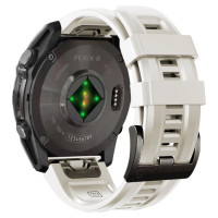 Tech-Protect Silicone Strap for Garmin Fenix 5S / 5S PLUS / 6S / 6S Pro / 7S / 8 (43MM) - Titanium