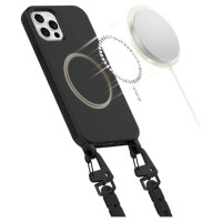 Tech-Protect MagNecklace MagSafe Case for iPhone 12 / 12 Pro - Black