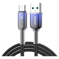 Joyroom S-A42 Crystal-Clear Series 3A USB-A - USB-C cable 1.2m - black
