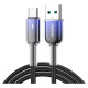Joyroom S-A42 Crystal-Clear Series 3A USB-A - USB-C cable 1.2m - black