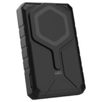UAG Rugged 10K Powerbank - 10000 mAh with stand, 10W wireless charging, MagSafe compatible, cable included - black