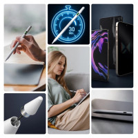 Wozinsky Stylus Universal Active Stylus (Android and iOS) - White