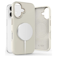Tech-Protect Silicone PU MagSafe iPhone 16 Case - Beige