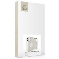 Tech-Protect Silicone PU MagSafe iPhone 16 Case - Beige