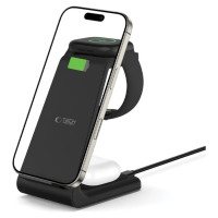 Tech-Protect QI15W-A36 3in1 Charging Station for Apple - Black