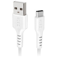 SBS TECABLEMICROC15W USB-A - USB-C Cable 1.5m - White
