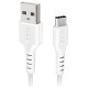SBS TECABLEMICROC15W USB-A - USB-C Cable 1.5m - White
