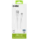 SBS TECABLEMICROC15W USB-A - USB-C Cable 1.5m - White
