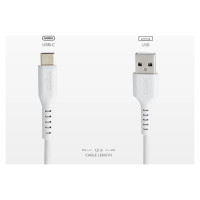 SBS TECABLEMICROC15W USB-A - USB-C Cable 1.5m - White