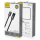 Dudao L7C USB-C - USB-C 100W Cable with LED Display 1m - Black