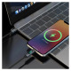 Dudao L7C USB-C - USB-C 100W Cable with LED Display 1m - Black