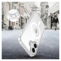 Tech-Protect Flexair Hybrid CC Magsafe iPhone 16 Case - Clear