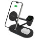 Tech-Protect QI15W-A41 3in1 Wireless Charger with MagSafe for Apple Devices - Black