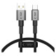 Tech-Protect UltraBoost DNA USB-A / USB-C Cable 15W/3A 25cm - Gray