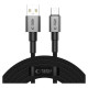 Tech-Protect Ultraboost DNA USB-A / USB-C Cable 15W/3A 300cm - Gray