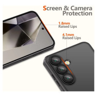 Tech-Protect MagMat MagSafe Case for Samsung Galaxy S25 - Clear Black