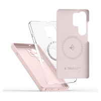 Tech-Protect Liquid Silicone MagSafe Case for Samsung Galaxy S25 Ultra - Pink