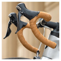 Rockbros PU Handlebar Tape "Velour" Pattern - Brown