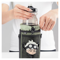 Rockbros Travel Bottle Bag with Shoulder Strap 1l - Green