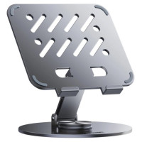Wozinsky WRS-DSY84SS 360° Rotating Aluminum Tablet Stand - Gray