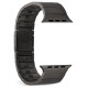Puro TITAN Stainless Steel Apple Watch Band 42/44/45/49mm - Black