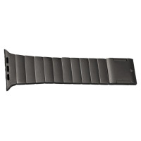 Puro TITAN Stainless Steel Apple Watch Band 42/44/45/49mm - Black