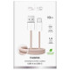 Puro Fabrik 10W Braided Cable USB-A - USB-C 1.5m - Beige