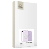 Tech-Protect Liquid Silicone MagSafe iPhone 16e Case - Purple