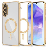 Tech-Protect MagFlex MagSafe Case for Samsung Galaxy A56 5G - Transparent Gold