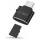 Tech-Protect UltraBoost microSD card reader adapter with USB-C - black